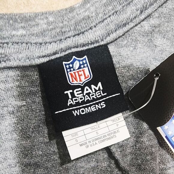 NFL Minnesota Vikings Gray and Purple Short Sleeve Women's T-shirt #7 - Picture 6 of 6